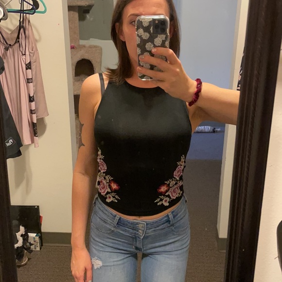 AEO Embroidered Soft & Sexy Tank - Picture 6 of 6